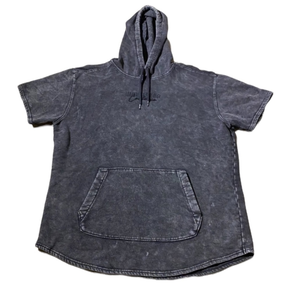 Hollister Short Sleeve Black Hoodie - Men's size large